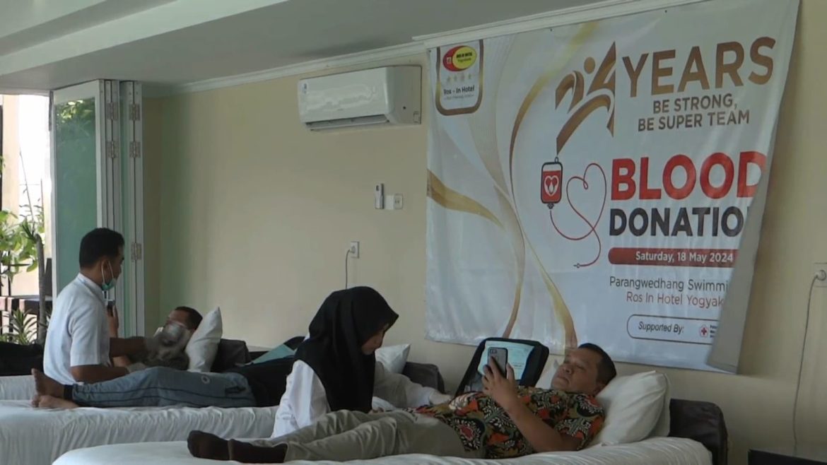 Bhaksos Dan Jaga Kebugaran Karyawan Hotel Gelar Aksi Donor Darah