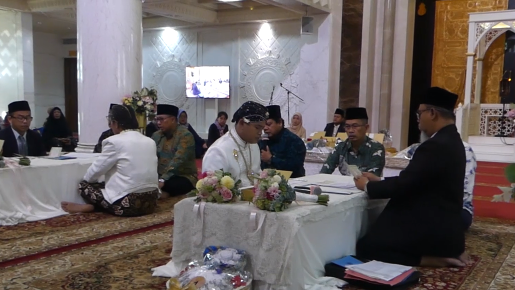 Sambut Tahun Baru Hijriyah 10 Pasang Warga Sleman Nikah Bareng