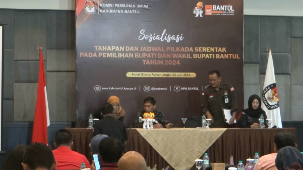 KPU Bantul Sosialisasi Maskot Dan Tahapan PILKADA 2024