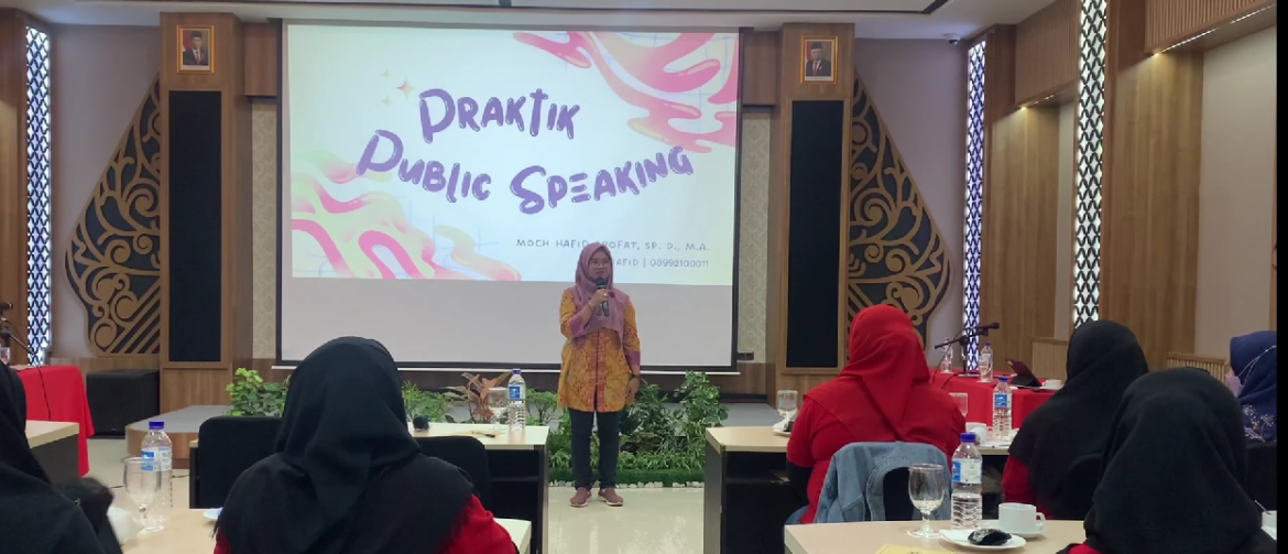 Dinas Sosial Kab. Sleman Adakan Pelatihan Public Speaking