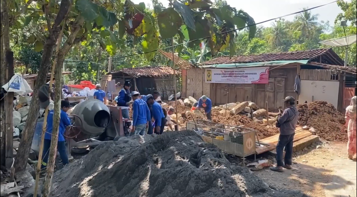 Wujud Syukur Kemerdekaan RI, Bangunkan Rumah 130 Warga Kurang Mampu