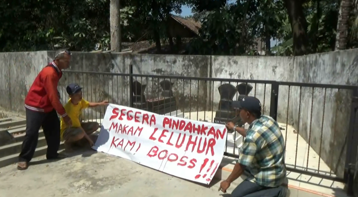 Warga Bantulan Khawatir Makam Tertimbun Tanah Urug Tol