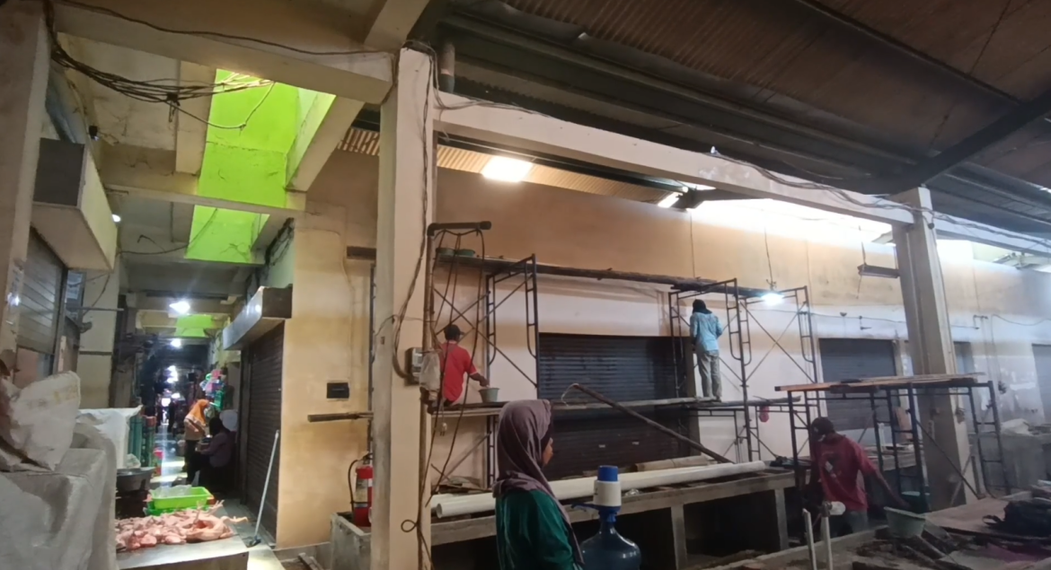 Disgakin Mulai Renovasi Pasar Wates Kulonprogo