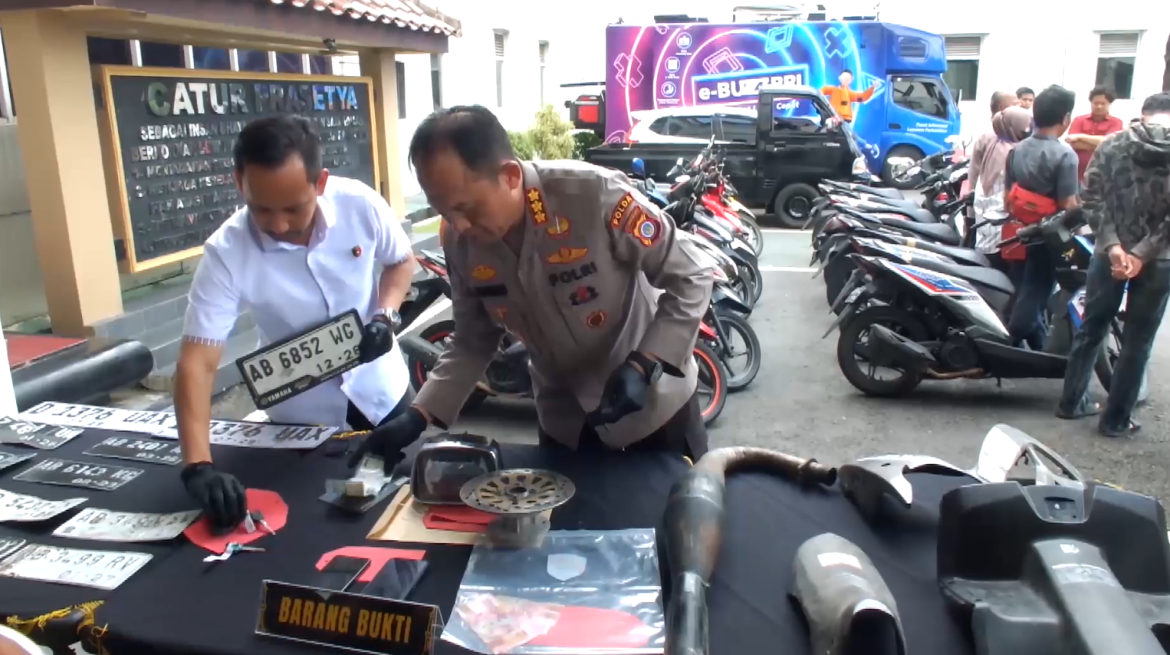 Polda DIY Bongkar Sindikat Curanmor Spesialis Step Kaki, Sita 15 Ranmor