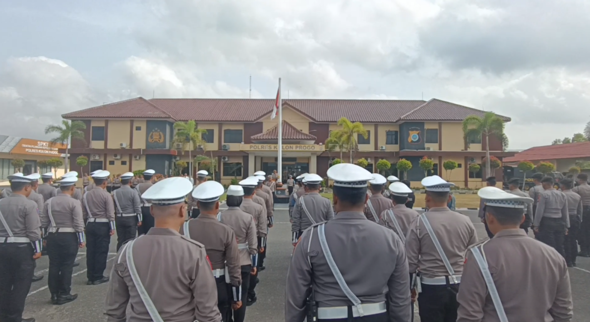 Polres Kulonprogo Gelar Apel Gelar Pasukan Operasi Zebra Progo 2024