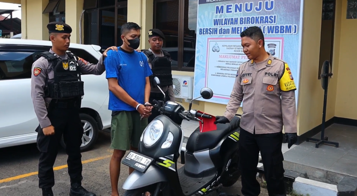 Terjerat Pinjol Pria di Bantul Nekat Gelapkan Sepeda Motor Tetangga