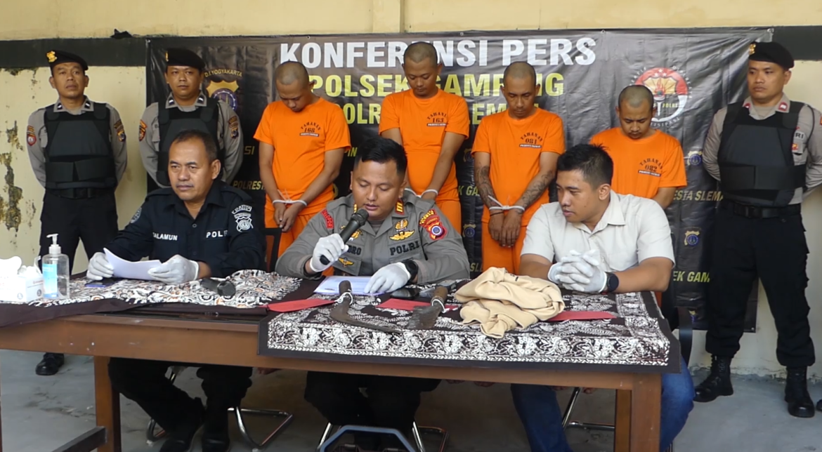 Polisi Tangkap Pelaku Pembacokan 2 Orang Yang Akan Test CPNS