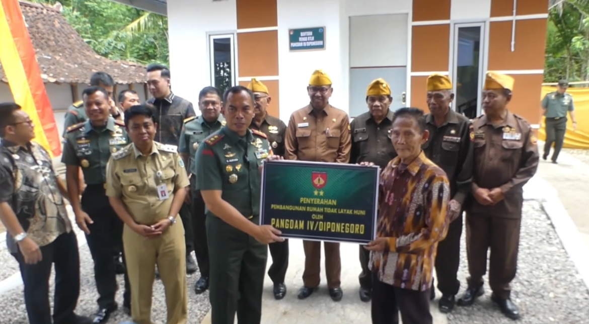 Veteran Dwikora Asal Gunungkidul Dapat Rumah Baru