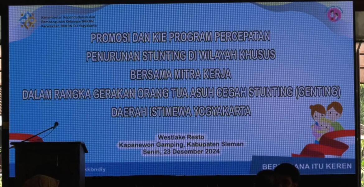 Gait Kemitraan, BKKBN Yogyakarta Gelar Promosi dan Kie Program Penurunan Stunting