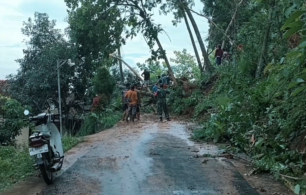 Hujan Deras Akibatkan Belasan Kejadian Longsor di Pendoworejo